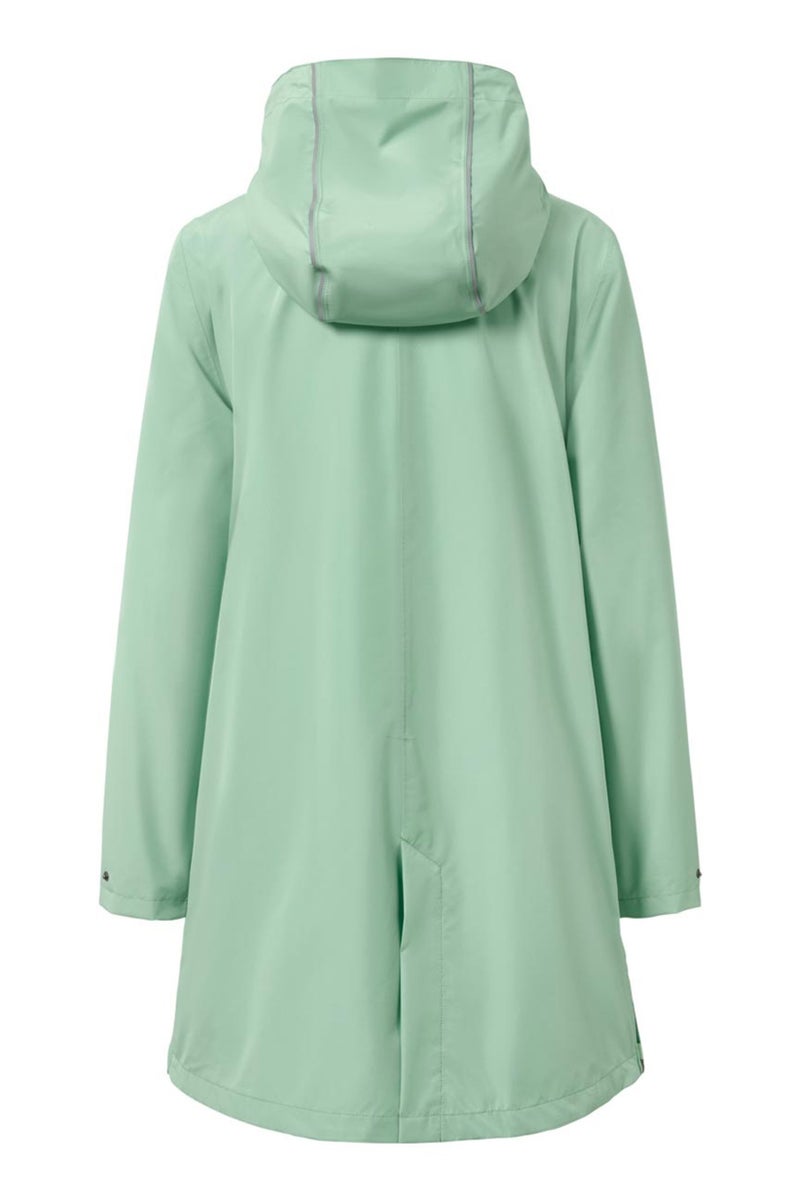 Tchibo Women Plain Windbreaker Jacket, Mint Green - Image 3