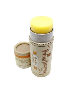 Vintage Tradition Moisturizing Beef Tallow Lip Balm  Tube Lip Moisturizer with Citrus  Lavender Essential Oil Blend Hydrates  Soothes Dry Lips  GrassFed Tallow Balm for Skin Care 05 Fl Oz