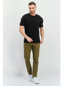 Ben Sherman Men Crew Neck Short Sleeves Brand Logo T-Shirt, Black  - Image 4