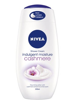 Nivea NIVEA Cashmere & Cotton Oil Shower Gel (250ml), Body Wash with Vitamin C, E, and Precious Oils, Protects Skin from Drying Out and Leaves it Touchably Smooth 