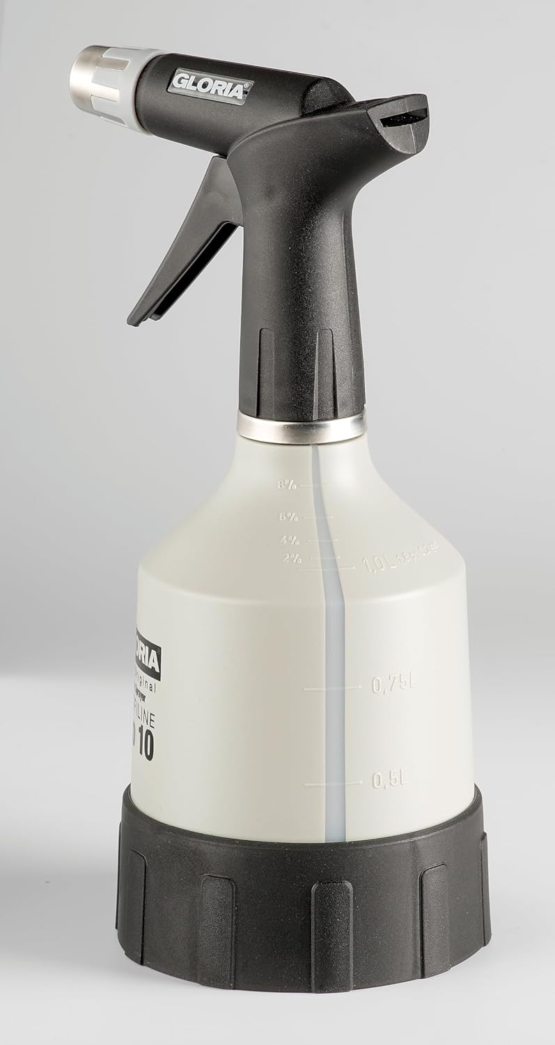 Gloria Pro 10 Oil-Proof Fine Sprayer, White/Black, 1 Litre - Image 2