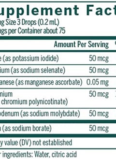 Genestra Brands Trace Mineral Complex CWS | Supports Thyroid Function and Helps Protect Against Oxidative Stress | 0.5 fl. oz.  - Image 2