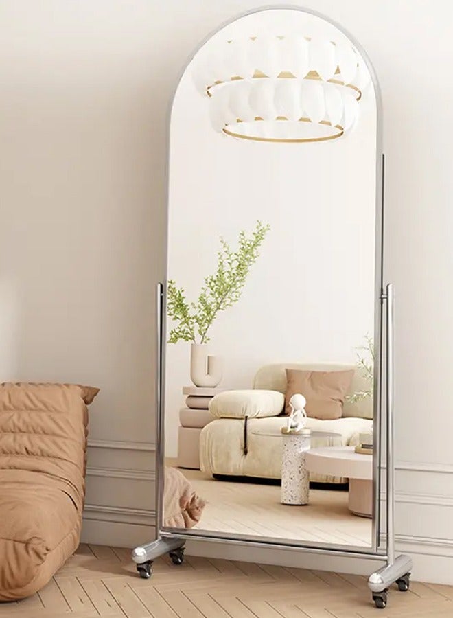 DubaiGallery Arched Full Length Mirror Floor Mirror with Stand Full Body Mirror Arched Mirror Wall Mounted Mirror for Bedroom Living Room  - Image 2