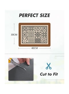 Cuken Coffee Bar Mat, Coffee Maker Mat for Countertops Fit Under Coffee Maker Machine, Dish Drying Mat, Super Absorbent Dish Draining Mat, Scald Proof Mat for Kitchen Style  - Image 2
