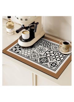 Flower Tile Coffee Color