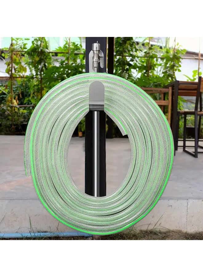 Wall Mounted Stainless Steel Garden Hose Hanger With Valve 1pc - Image 4