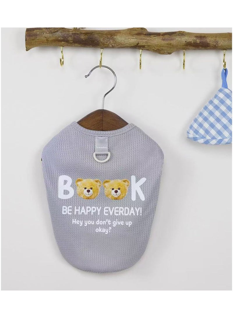 Cute Dog Clothes, Breathable And Soft Dog Clothes, Pet Pullovers, Puppy And Cat Clothes, Spring And Summer Breathable Clothing, Thin L Size - Image 2