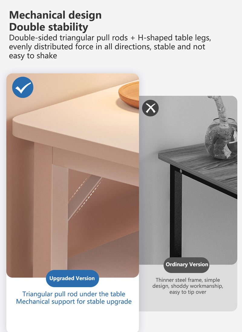 Sharpdo Multifunctional Household Wall-Mounted Desk, Dressing Table, Computer Table, Suitable for Bedroom/Living Room/Entrance 120*40*74CM - Image 4