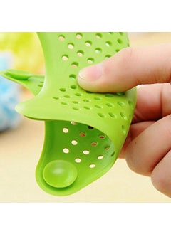 N M Z N M Z Star Bathroom Silicone Drain Filter Hair Catcher Bath Plug Plunger Sink Filter Coater (Multicolor, 4 Pc, 17 x 17 x 5 cm)  - Image 2