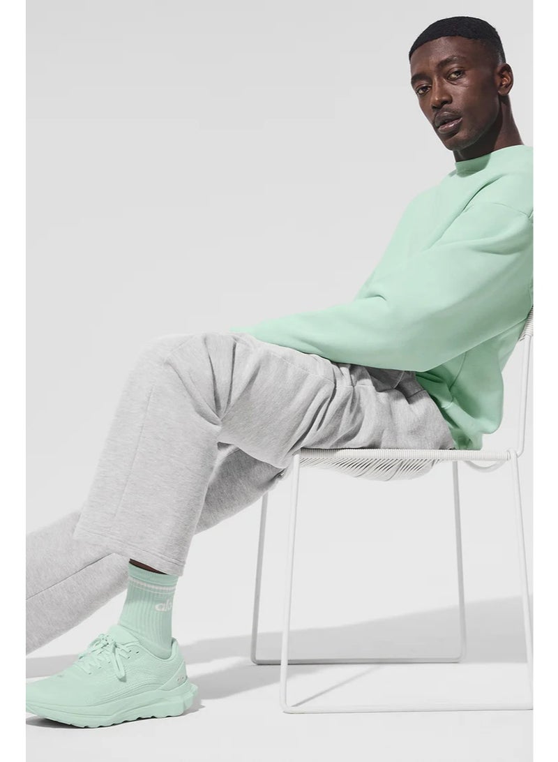 Alo Yoga Alo Yoga Unisex Half-Crew Throwback Sock-Spearmint/White - Image 3