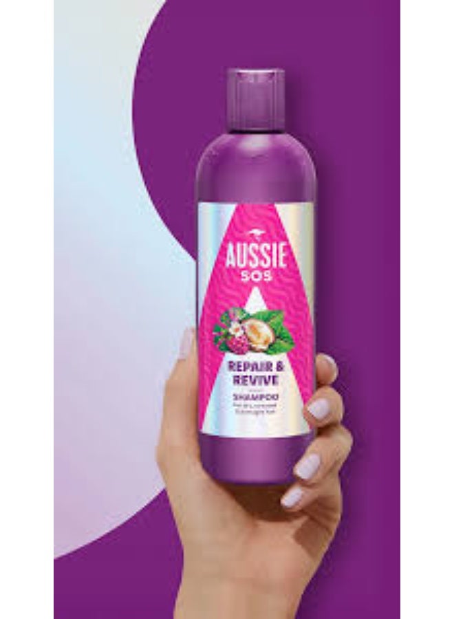 Aussie SOS Repair & Revive Shampoo 300ml - Image 3