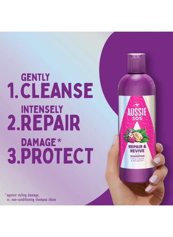 Aussie SOS Repair & Revive Shampoo 300ml - Image 2