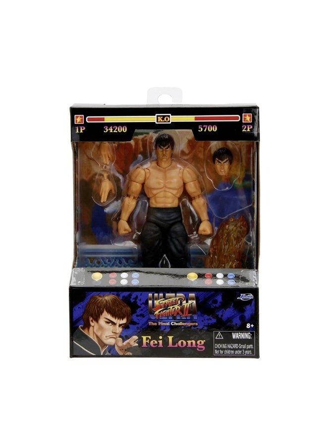JADA Street Fighter Ii Fei Long Figure (15 Cm) - Image 5