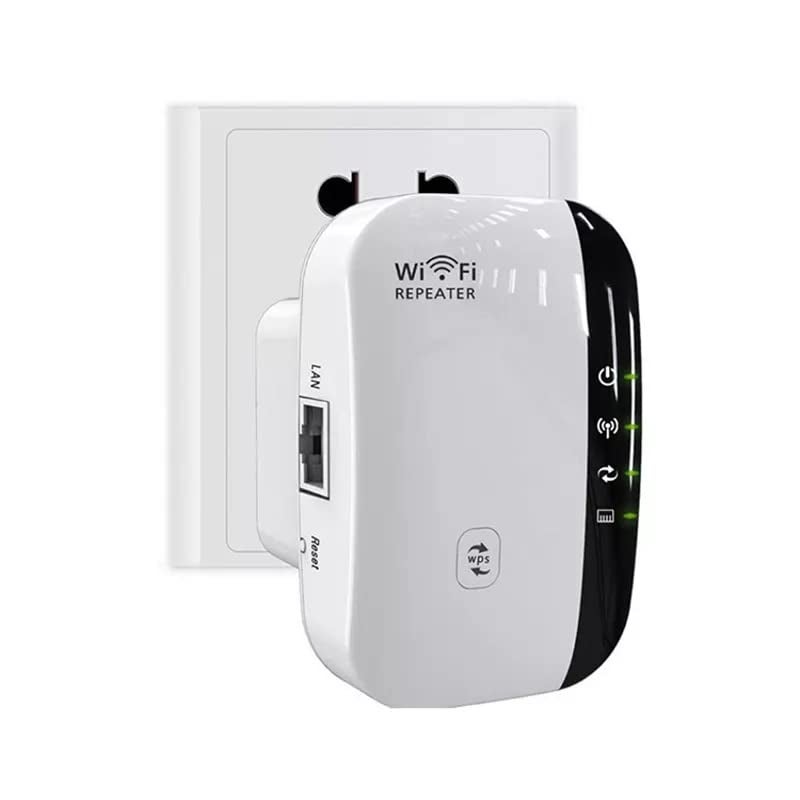 AUSHA® WiFi Range Extender, WiFi Signal Booster up to 300Mbps, 2.4G High Speed Wireless WiFi Repeater with Ethernet Port, Support AP/Repeater Mode and WPS Function - Image 1