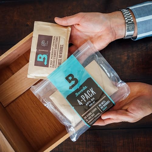 Boveda 69% Two-Way Humidity Control Packs For Plastic and Wood Containers Size 60 – 4 Pack – Moisture Absorbers – Humidifier Packs – Hydration Packets in Resealable Bag - Image 2