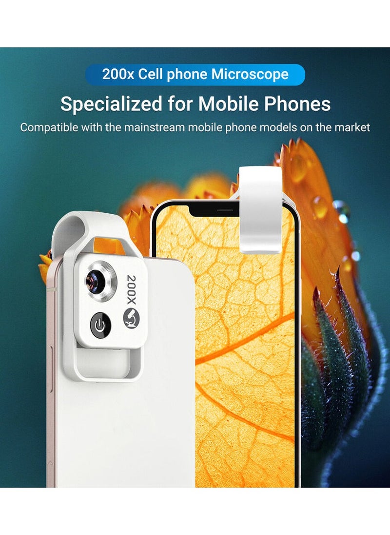 APEXEL APEXEL 200X Microscope Lens Mobile Phone High Magnification For iOS Android!  - Image 3