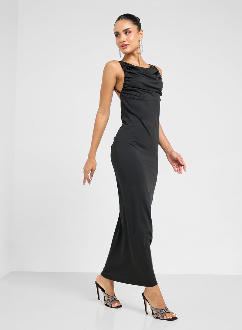 Ginger Cowl Neck Gown  - Image 4
