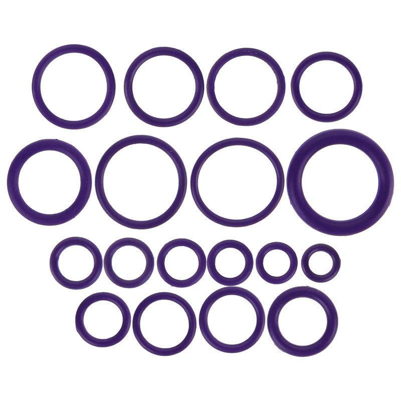 طقم حلقات O-Rings للسيارات من Garneck مكون من 270 قطعة، حشوات مانعة للتسرب من المطاط الأرجواني لإصلاح وصيانة ضاغط مكيف الهواء في السيارة - Image 1