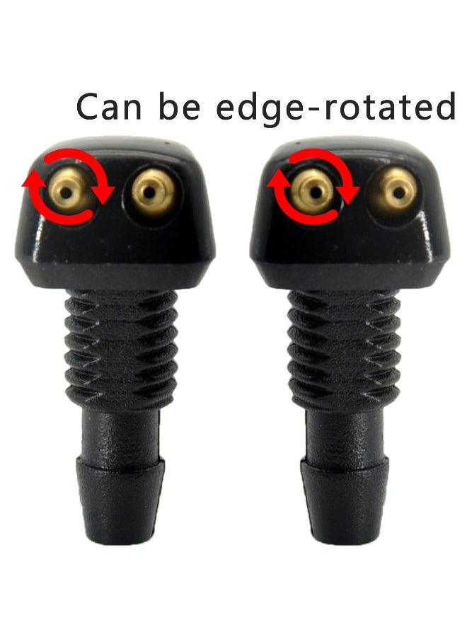 Generic 2PCS Automobile General Front Windshield Water Nozzle Washer Wiper Nozzle Jet Sprayer Sprinkler  - Image 5