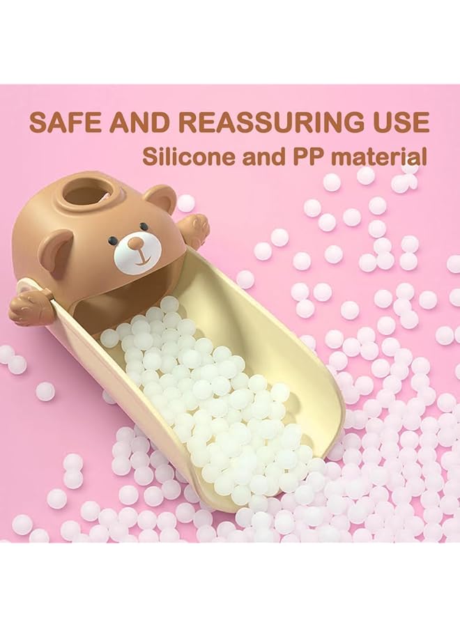 ALMEKAQUZ Baby Sink Faucet Extender Bathtub Faucet Cover Easy To Use Sink Faucet Extender With Toddler Temperature Sensor Kids Handwashing Faucet Extender For Bathroom Sink Kitchen (Orange) - Image 5