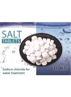 MASHKI MASHKI Water Softener Salt Tablets Ion Exchange Water Purification Tablets Or Pellet For Water Softener Regeneration For Home Or Office (10), White  - Image 2