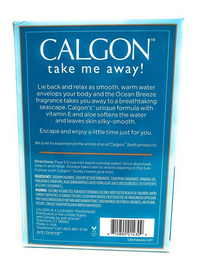 Calgon Ultra Moisturizing Bath Beads 30 Oz (Ocean Breeze Pack of 3) - Image 4