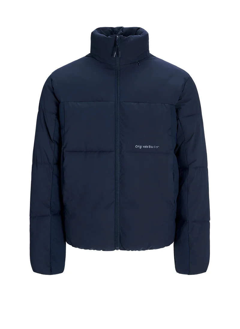جاك اند جونز Zip Through Puffer Jacket