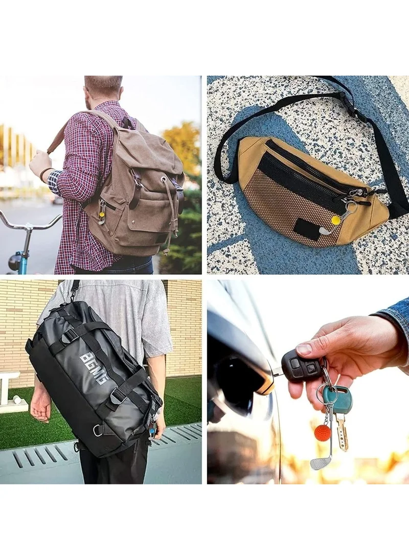 5 دي ام ® Stylish Keychain Pendant Bag Ornament with Realistic Golf Design Golf Keychain