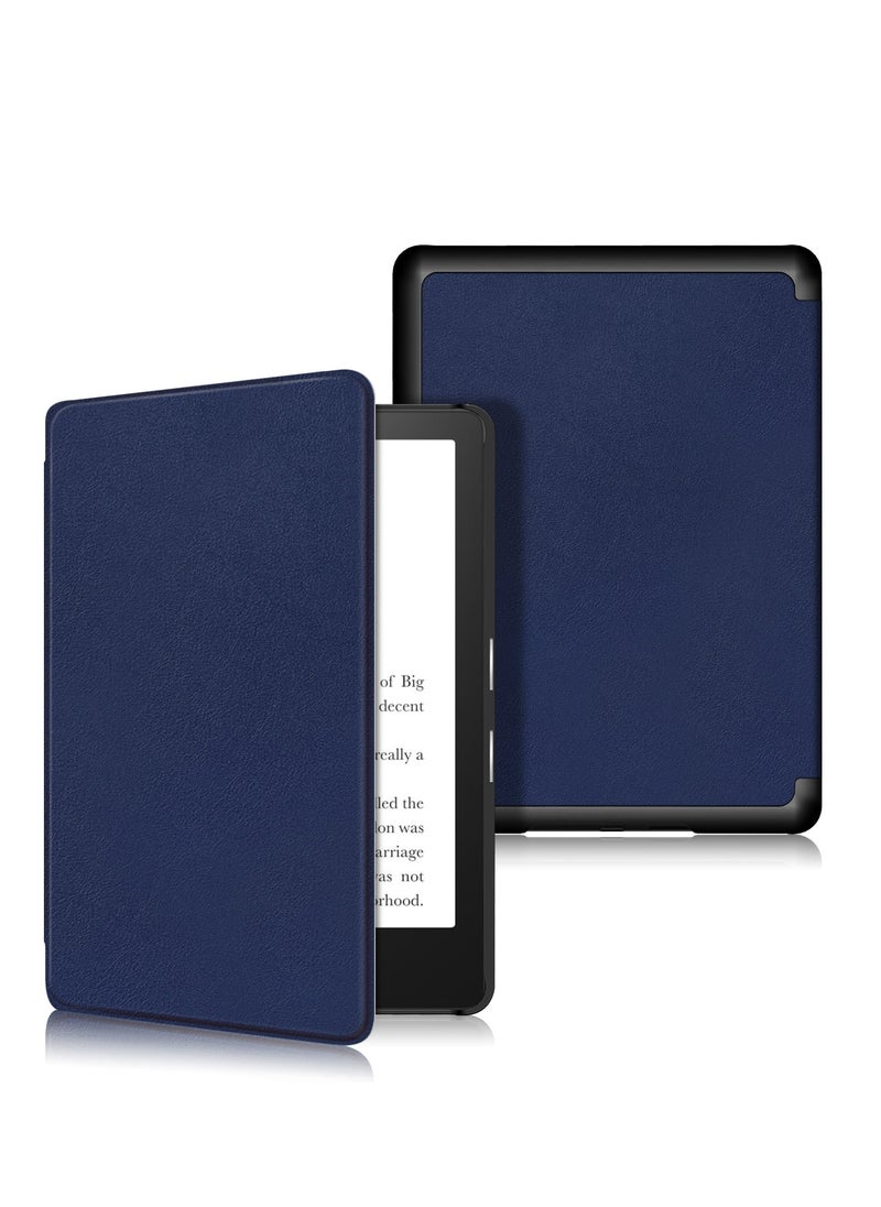 My Choice - Folding Case Cover for 7" All-New Kindle Paperwhite 12th 2024 or Kindle Paperwhite Signature Edition 2024, Smart Shell Cover with Auto Sleep/Wake (Blue) - Image 1