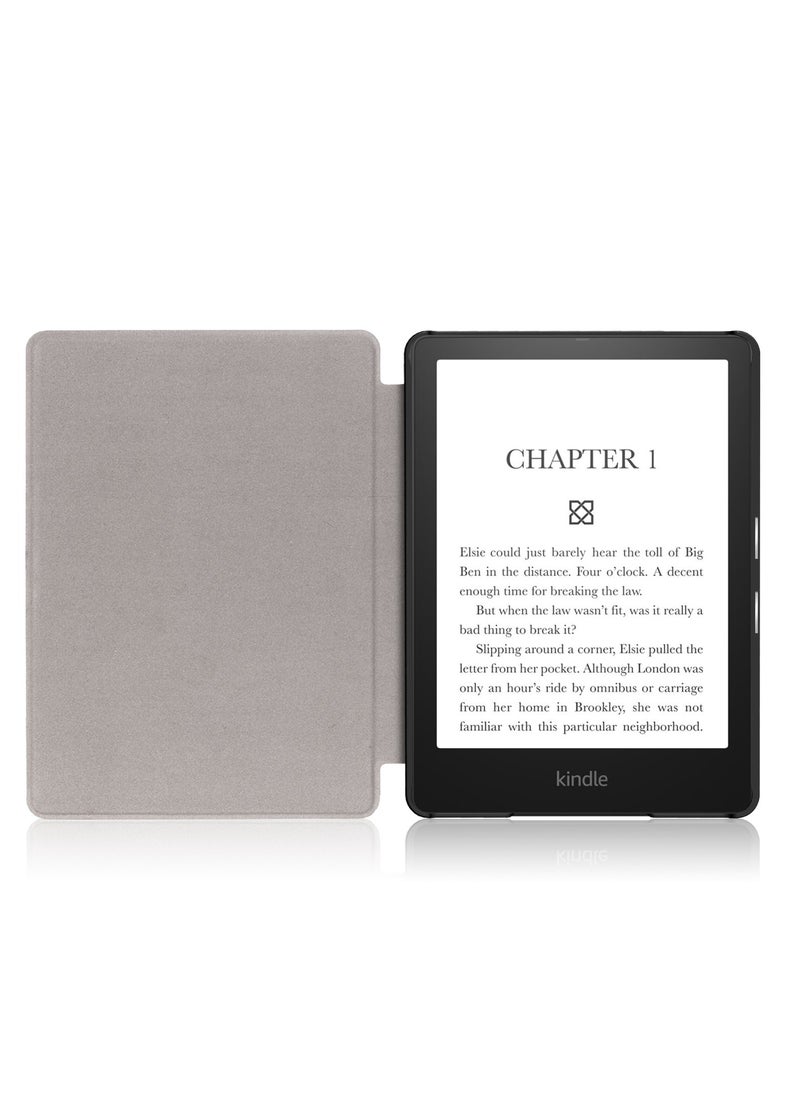 My Choice - Folding Case Cover for 7" All-New Kindle Paperwhite 12th 2024 or Kindle Paperwhite Signature Edition 2024, Smart Shell Cover with Auto Sleep/Wake (Blue) - Image 1