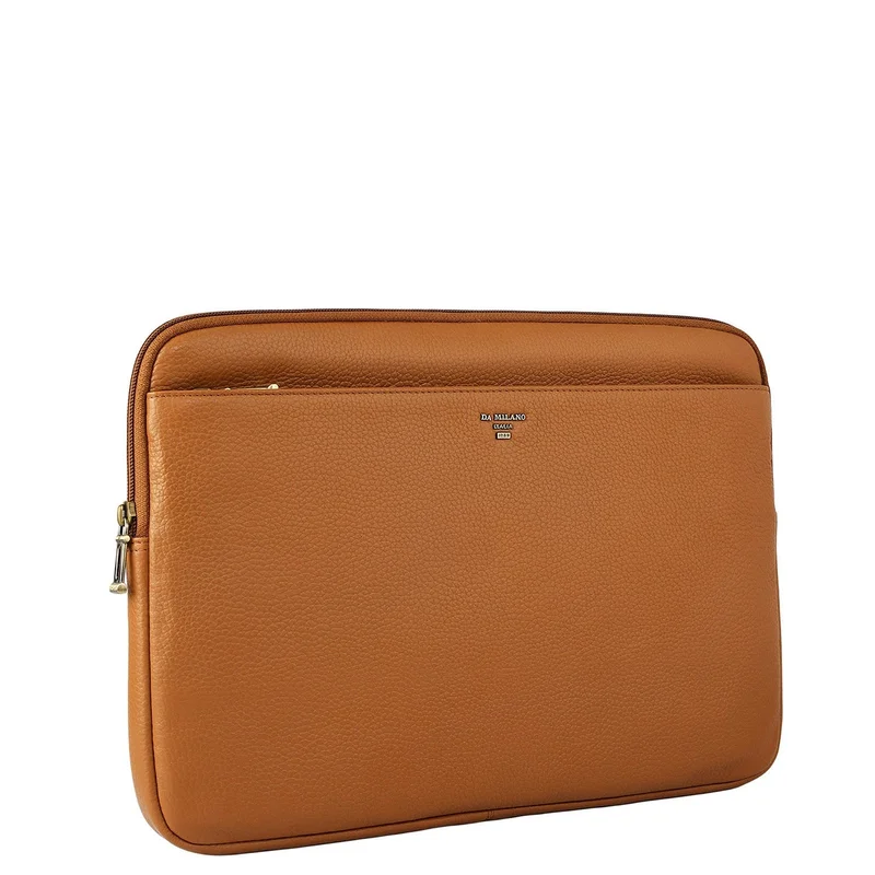 Da Milano Caramel Classic Laptop Sleeve (M)  | Best Price UAE