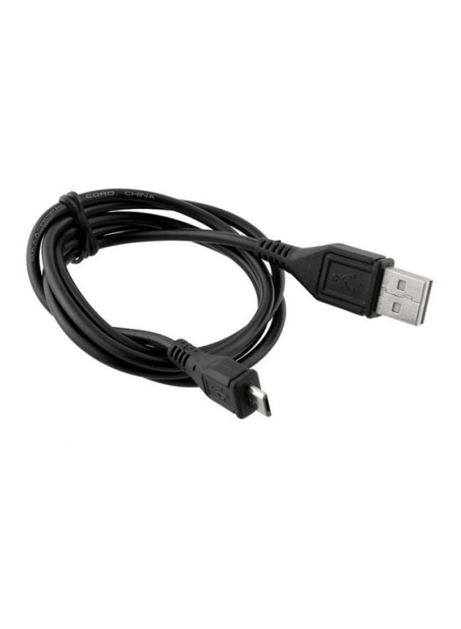 باور أيه كابل بمنفذ USB 2.0  للشحن ومزامنة البيانات لجهاز بلايستيشن 4 أسود - Image 3