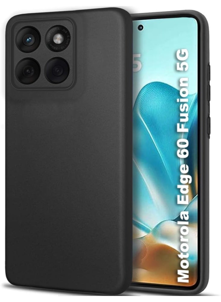 Muzz حافظة موتورولا إيدج 60 فيوجن، غطاء TPU رقيق مع حماية الكاميرا مضاد للخدش، حافظة مرنة نحيفة تناسب هاتف موتورولا إيدج 60 فيوجن - Image 1