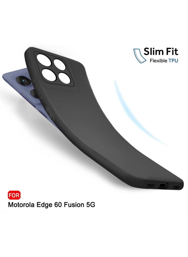 Muzz حافظة موتورولا إيدج 60 فيوجن، غطاء TPU رقيق مع حماية الكاميرا مضاد للخدش، حافظة مرنة نحيفة تناسب هاتف موتورولا إيدج 60 فيوجن - Image 4