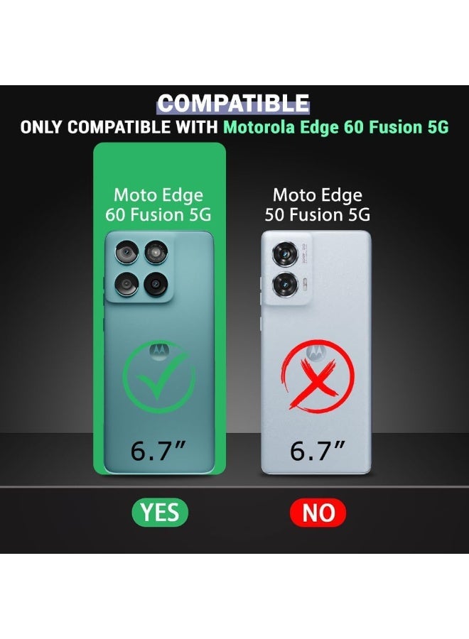 Muzz حافظة موتورولا إيدج 60 فيوجن، غطاء TPU رقيق مع حماية الكاميرا مضاد للخدش، حافظة مرنة نحيفة تناسب هاتف موتورولا إيدج 60 فيوجن - Image 2