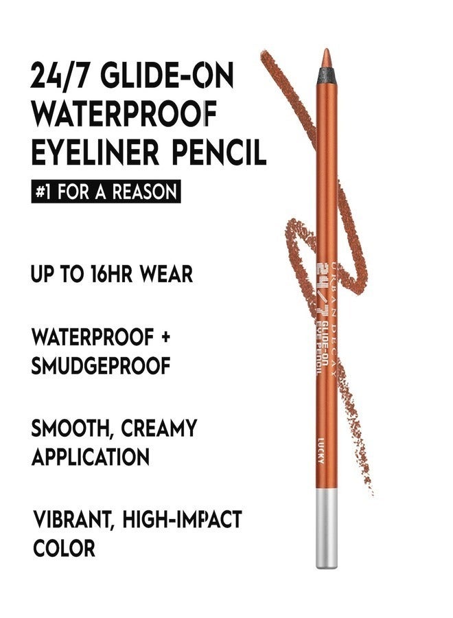 Urban Decay 24/7 Glide On Waterproof Eye Pencil Lucky Dark Metallic Copper 1.2g - Image 4