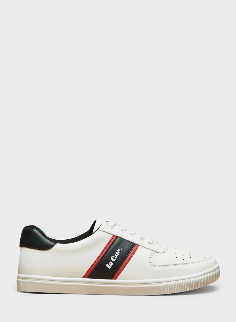 لي كوبر Lace Up Low Top Sneakers