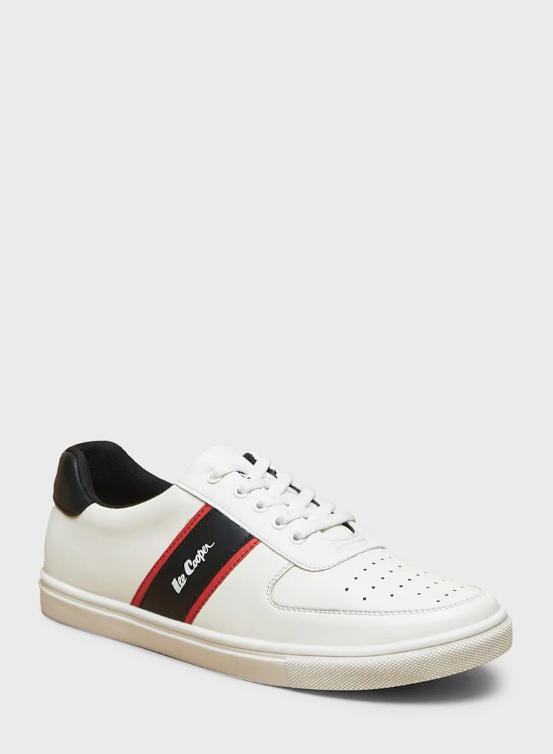 لي كوبر Lace Up Low Top Sneakers