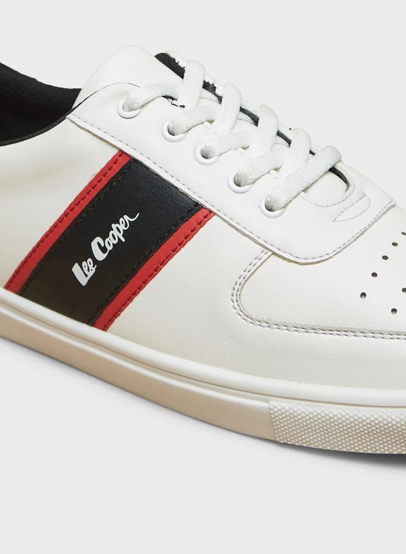 لي كوبر Lace Up Low Top Sneakers