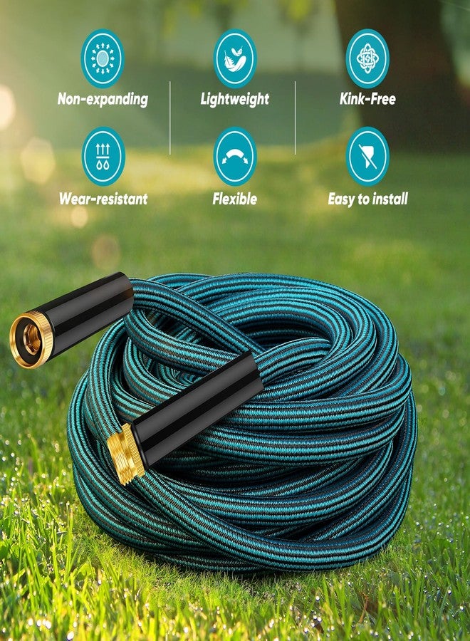 Velybrin Garden Hose 50ft, Non-Expanding Water Hose Ultra Lightweight, Kink-Free, Sturdy, Flexible, Abrasion Resistant Hose for Yard, Lawn, Outdoor, Marine and Camper - Image 3