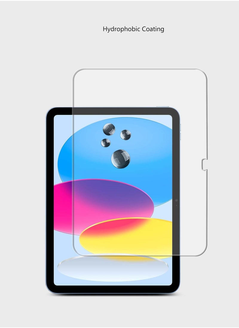 OMAKER - HD Tempered Glass Screen Protector For Apple iPad 10 2022 10th Generation 10.9 Inch - Anti Reflection Anti Bubbles 9H Hardness 0.33 mm Rounded Edges Easy Installation - Image 1