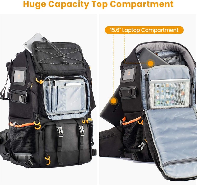 TARION Camera Backpack, Waterproof Photo Backpack DSLR Backpack Camera Bag for DSLR Cameras Digital - Image 4