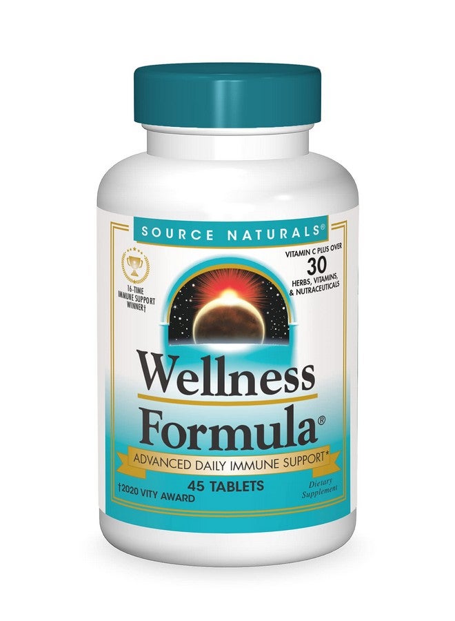 Source Naturals Wellness Formula Bioaligned Vitamins & Herbal Defense Immune System Support Supplement & Immunity Booster 45 Tablets - Image 2