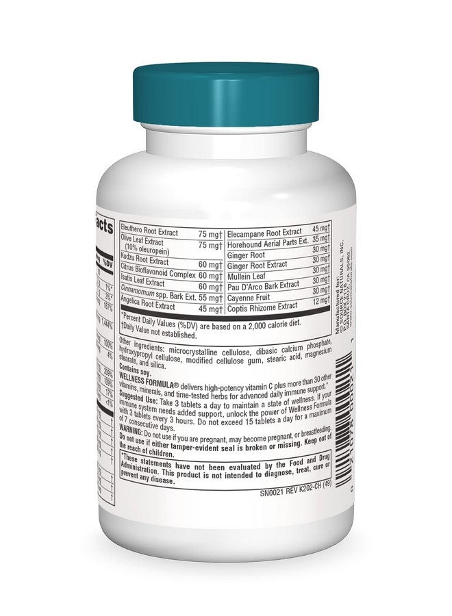 Source Naturals Wellness Formula Bioaligned Vitamins & Herbal Defense Immune System Support Supplement & Immunity Booster 45 Tablets - Image 3