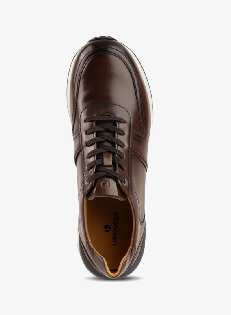 Language Brown Men's Solaire Sneaker for Men | Best Price UAE