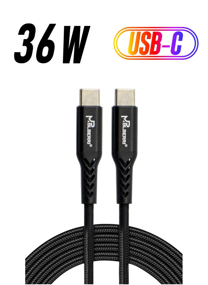 mpBLBERRI Type C - Type C PD Cable 3M | mpBLBERRI BLB-U336  - Image 1