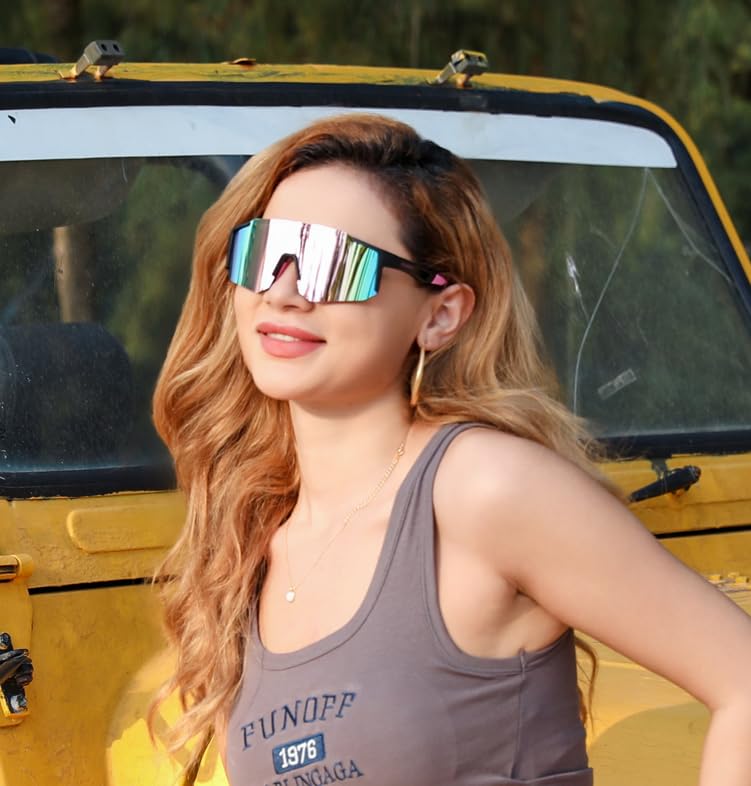 FEISEDY Sports Sunglasses Mens Women Baseball Biking Cycling Sunglasses for Teens UV400 Protection B2388 - Image 2