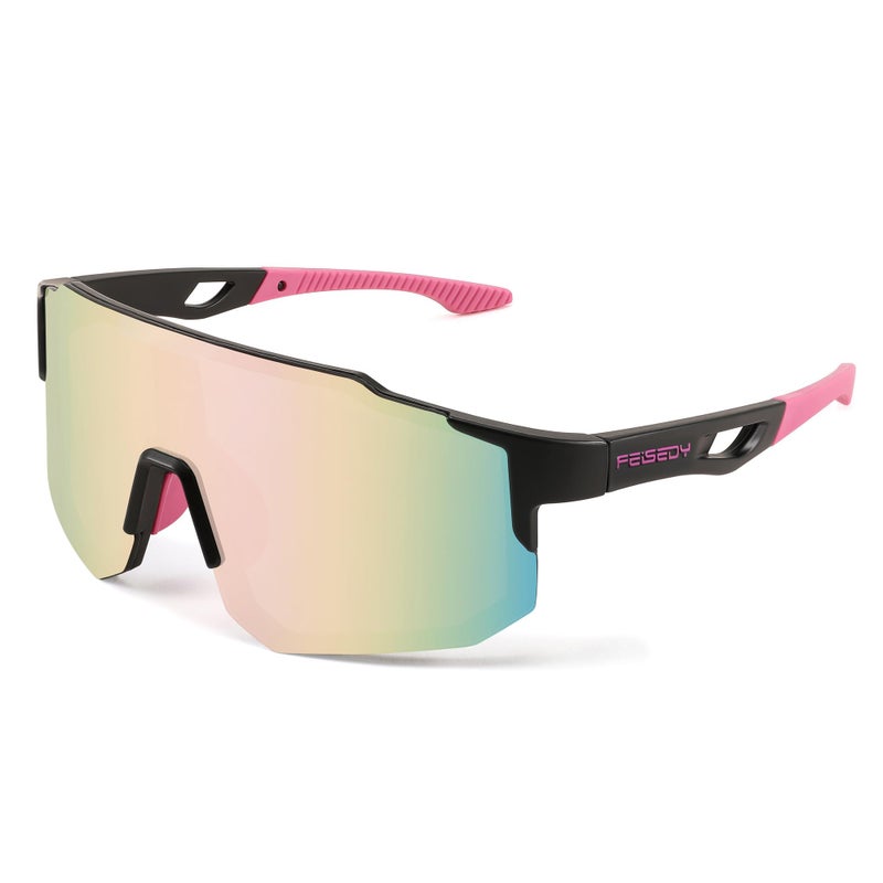 FEISEDY Sports Sunglasses Mens Women Baseball Biking Cycling Sunglasses for Teens UV400 Protection B2388 - Image 1