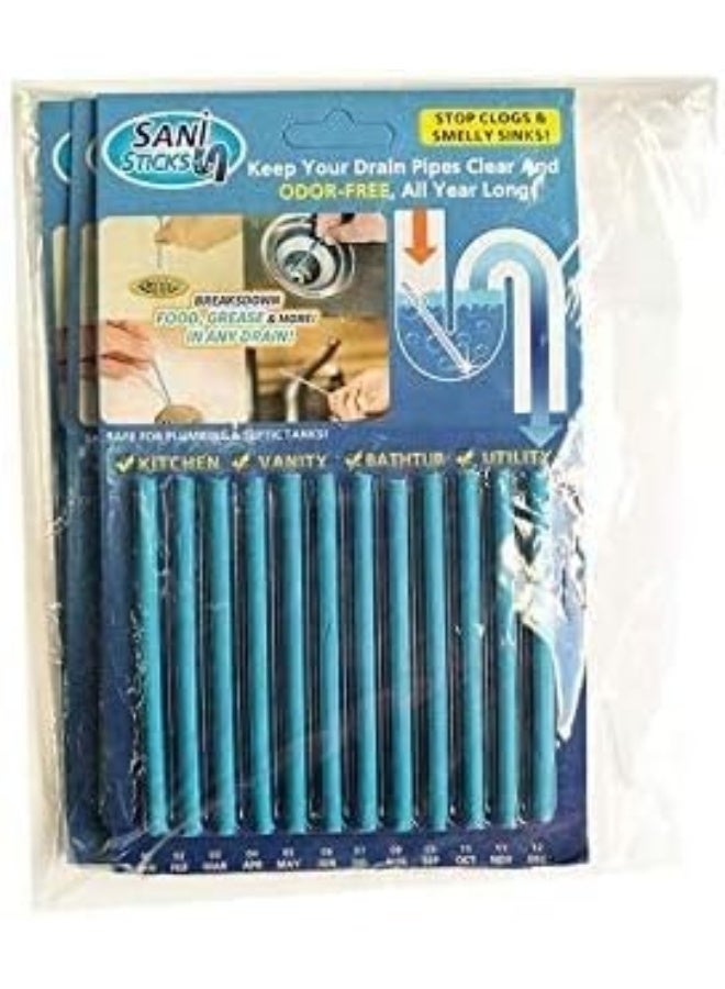 Drain Cleaner Sewer Cleaning Sticks Sewage Decontamination Deodorant The Kitchen Toilet Bathtub 3 Pieces A Set  - Image 3