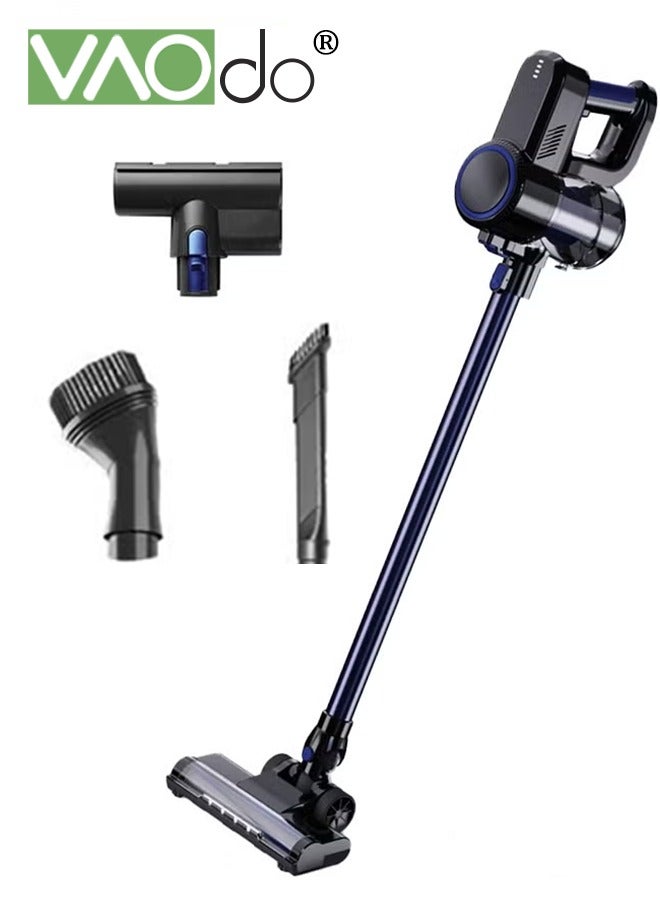 VAOdo Multifunctional Cordless Vacuum Cleaner with 3 Different Brushes and Water Box, 150W 11KPA 40Mins Runtime Two Suction Powers 3 in 1 Lightweight Handlheld Vacuum for Hardwood Floor Carpet Pet Hair Black - Image 1